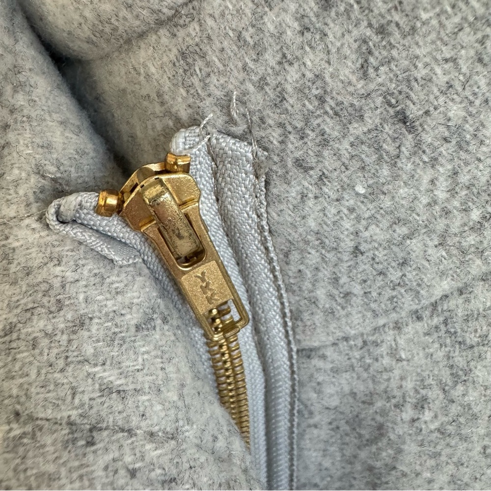 ☀️NEW☀️J. Crew Light Gray City Coat - Picture 9 of 13